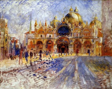 plaza san marco venecia Pierre Auguste Renoir Pinturas al óleo